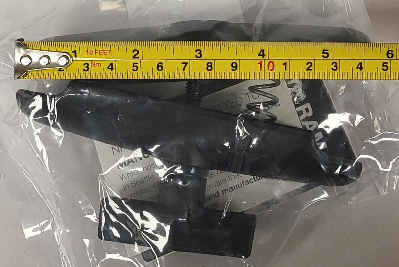 Ram RAM-201U Medium Aluminum Double Socket Arm for 1.5" RAM "C" Size Ball Mounts