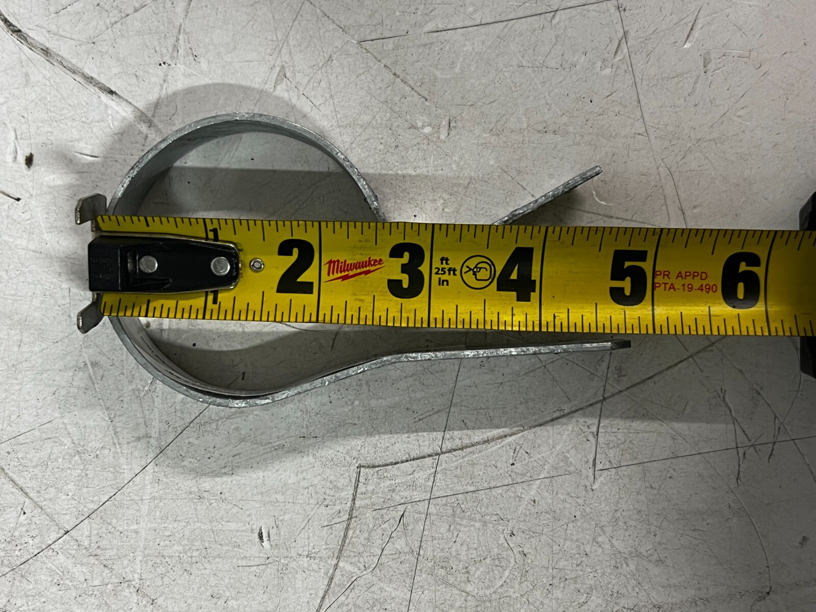 CASE OF 75 Merchant Metals 2-3/8" Galvanized Aluminum Tension Bands 92176