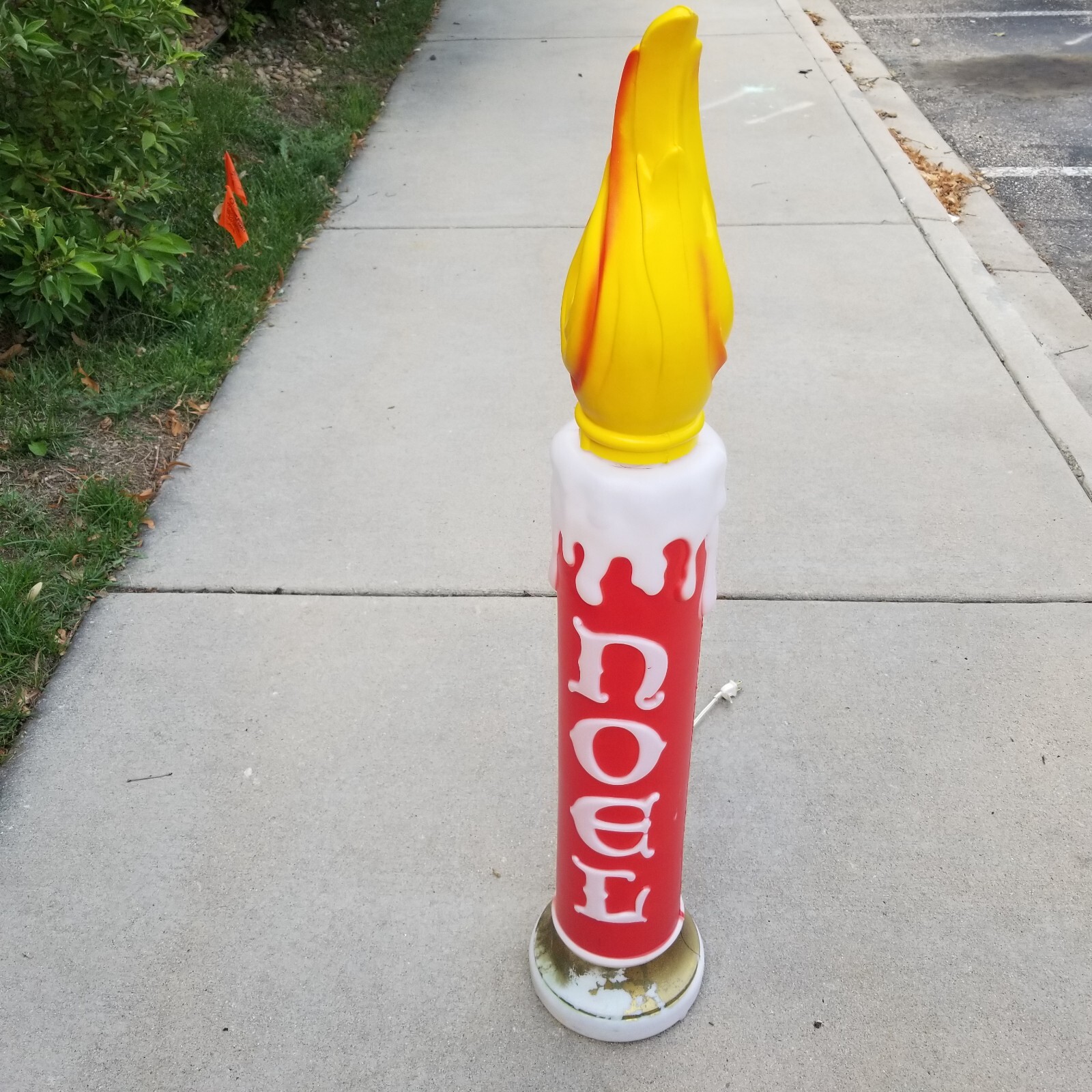 Vintage Empire Noel Candle Blow Mold Christmas Outdoor Light 43"