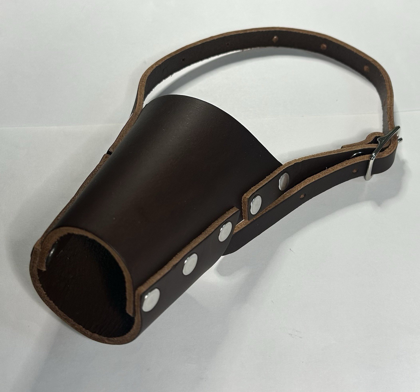 JorVet Leather Dog Muzzle Medium Brown Professional Vet Quality J0230C NEW