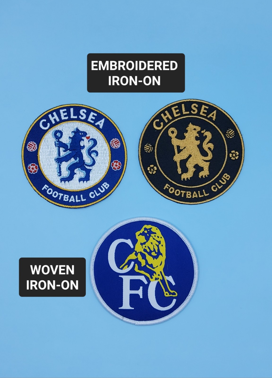 CHELSEA National Soccer Team Iron-on Patch 3"