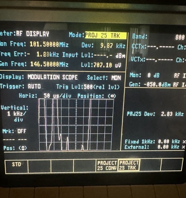General Dynamics R2670B P25 Digital Analyzer - Digitally Optioned - Verified