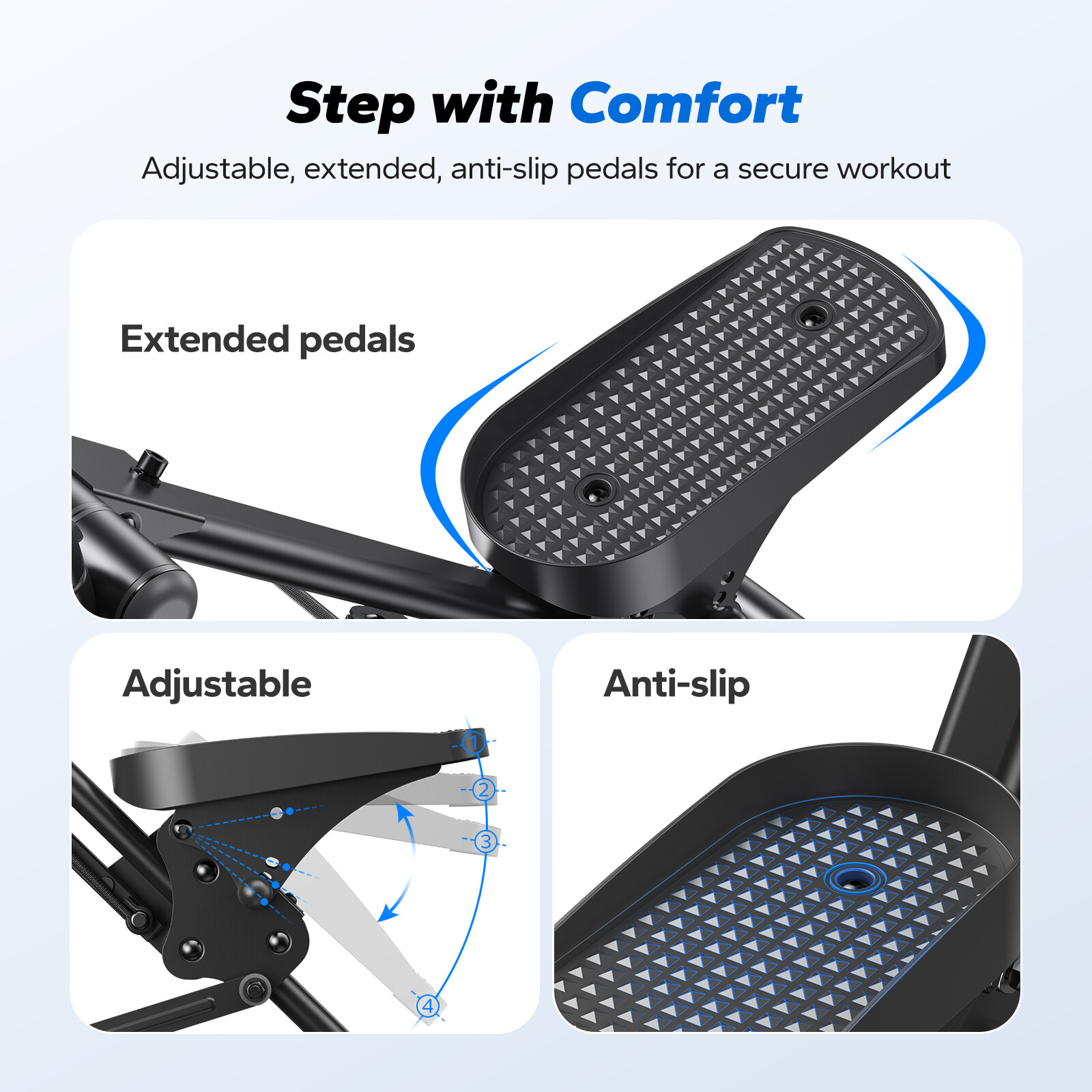 MERACH Stair Stepper Exercise Vertical Climber Machine for Fullbody Home Gym