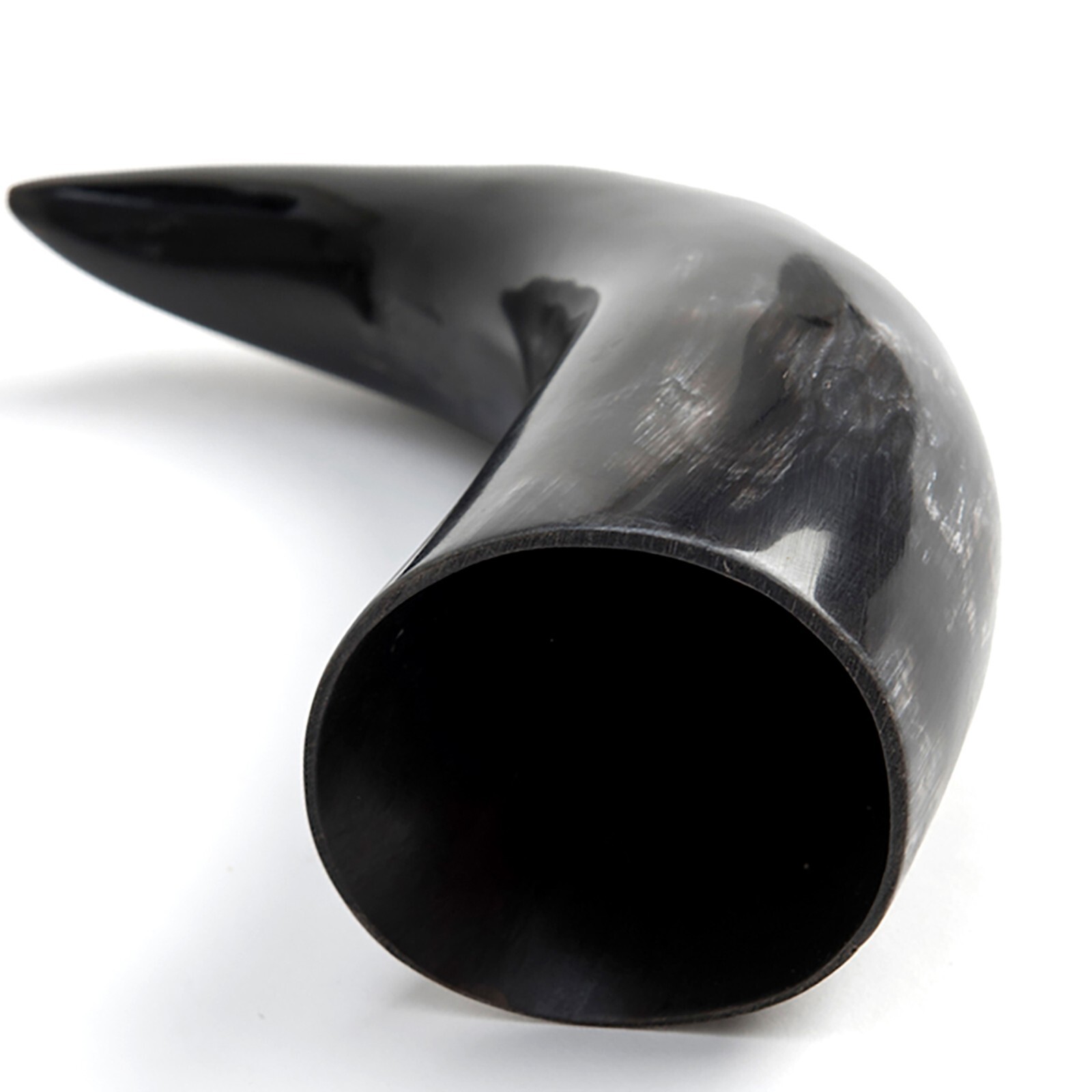 Viking Drinking Horn Mug with 4 Litre Capacity and Free Canvas Bag Medieval Ale