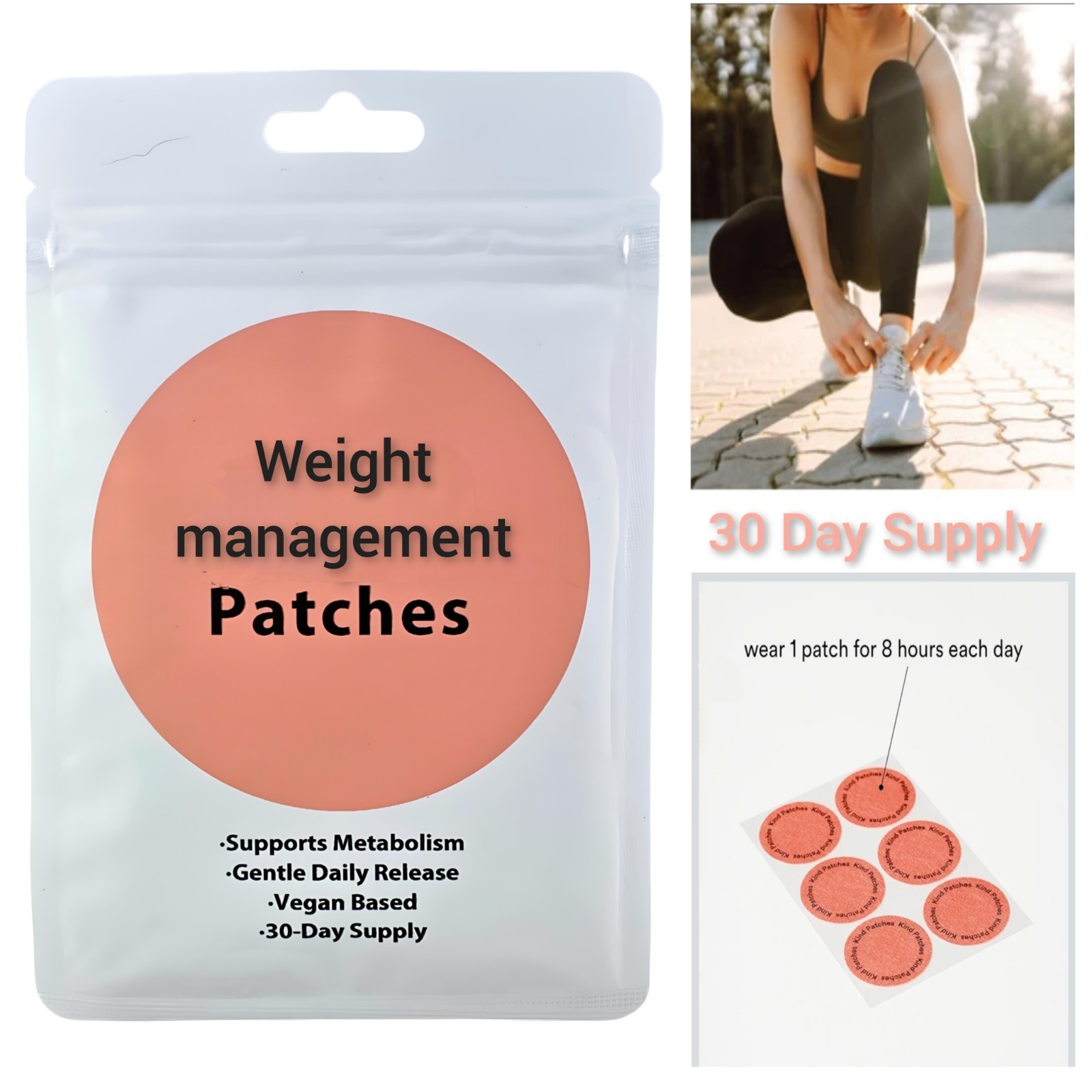 30 PCS Weight-loss Patches Slimming Patches Weight Management Tools~US New