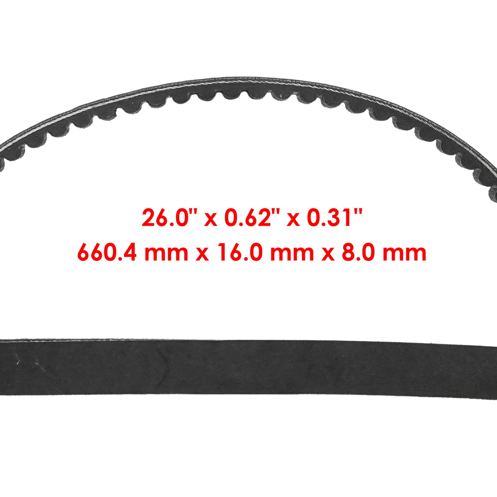 Caltric 0453455 Drive Clutch Belt For Polaris Outlaw 90 2007-2014 2016