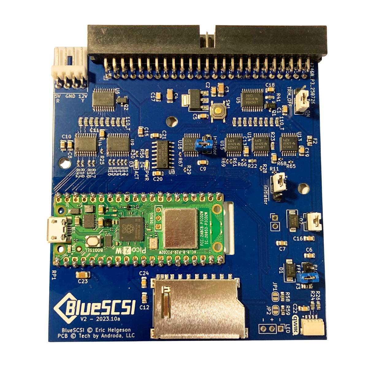 BlueSCSI v2 Internal 50-pin 3.5" SCSI Drive ,Wi-Fi,For Macintosh, Amiga, PC