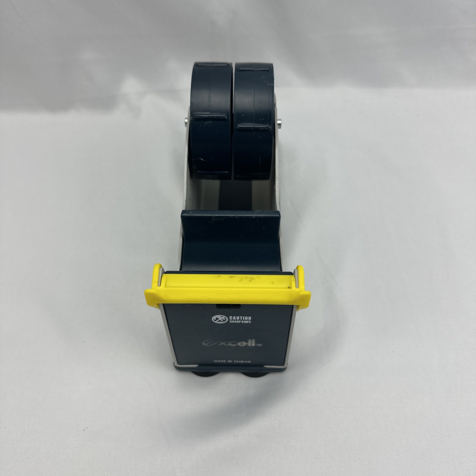 Excell ET-12271 Tape Dispenser 2" Wide 3" Core Steel Desktop Multi-Roll GUC