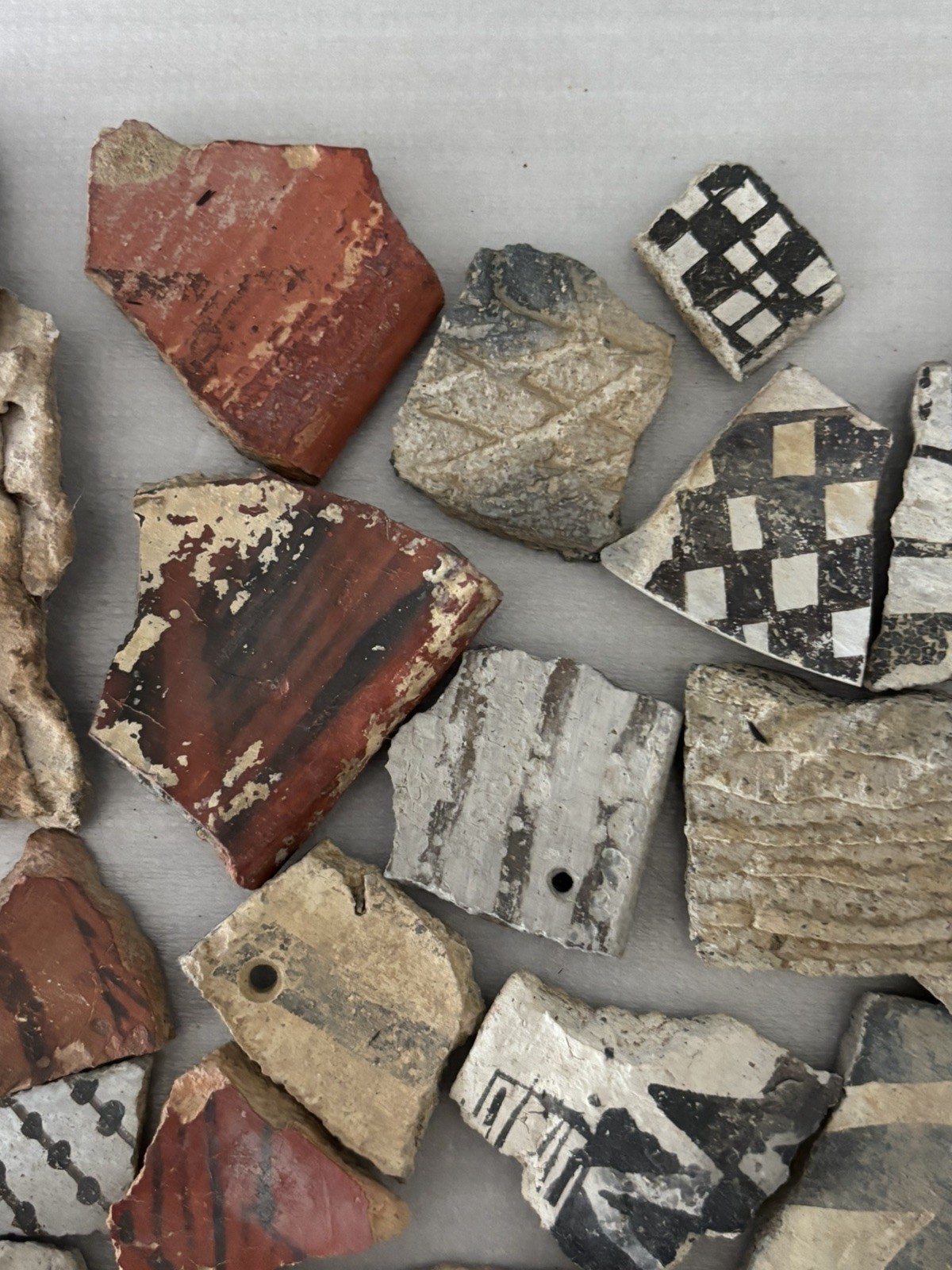 30+ Ancient Anasazi Native American Pottery Shards Arizona L8-B FREE SHIP