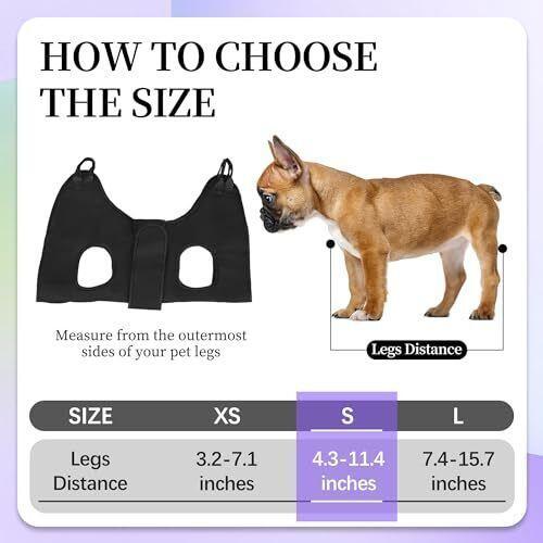 Dog Grooming Hammock for Small Dogs Pet Hammock for Nail Trimming Dog Sling