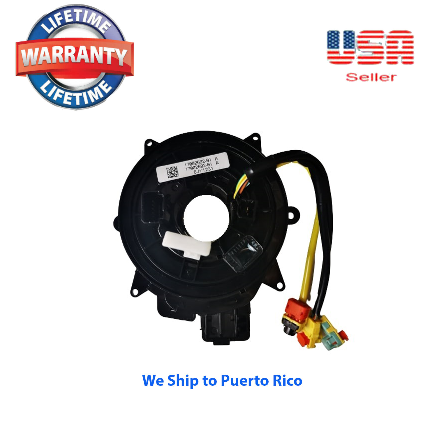 Clock Spring with Heated steering wheel Fit JEEP CHEROKEE 2016-2019