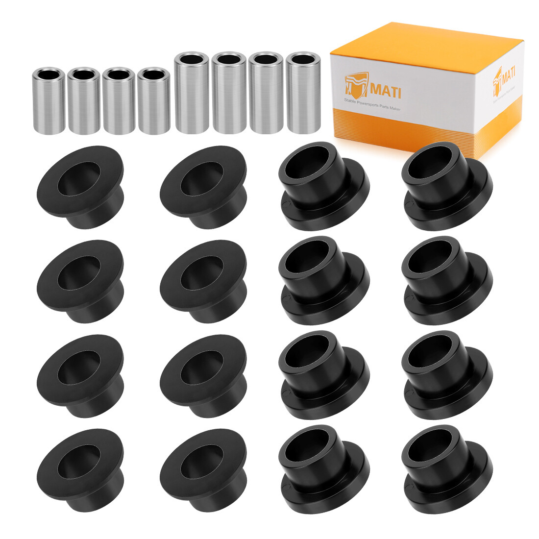 Front& Rear Shock Bushing Sleeve Kit for Polaris Ranger 500 570 700 800 900 1000