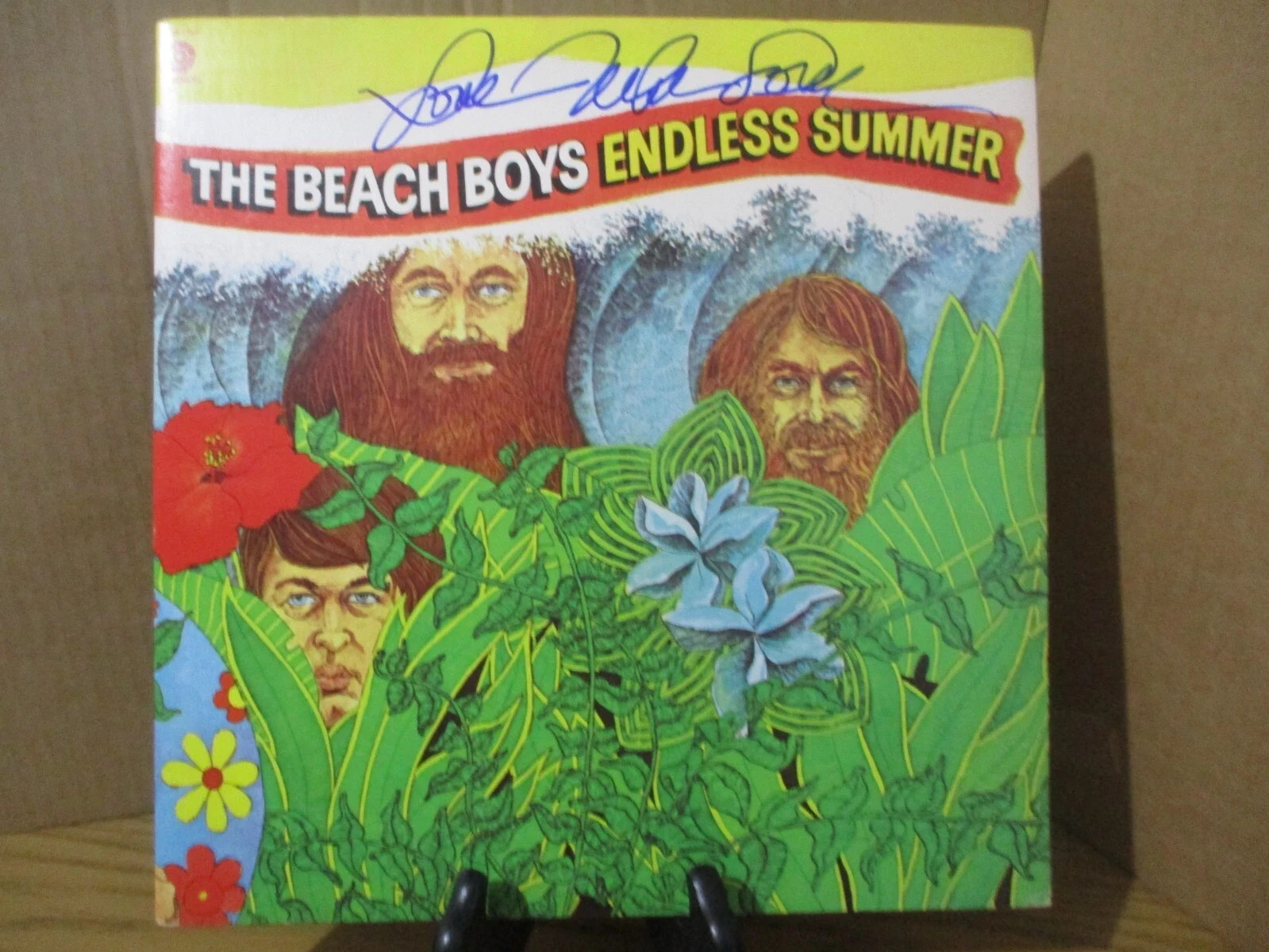 MIKE LOVE (THE BEACH BOYS) AUTHENTIC SIGNED/AUTOGRAPHED VINYL RECORD-JSA CERT