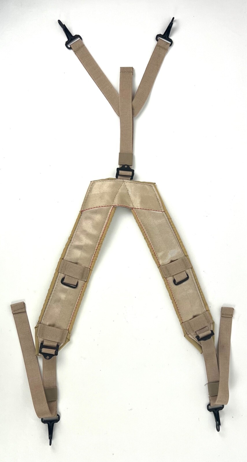 New USGI US Army Military LC-2 LBE Shoulder Straps Suspenders Desert Tan DCU
