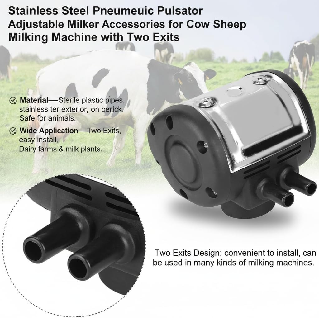 L80 Pnewmatic Pulsator for Cow Milker Milking Machine Fitting Dairy Farm2531