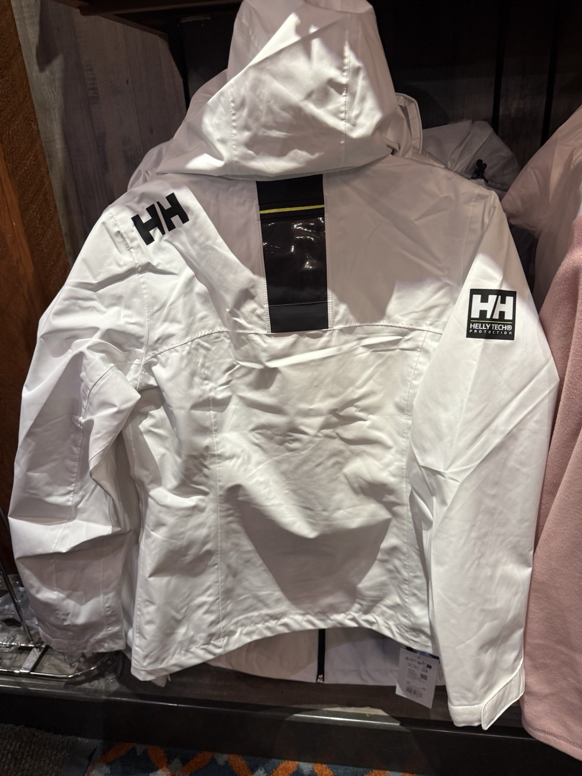 NWT! Disney Parks Helly Hansen Mickey Mouse Hooded Waterproof Jacket Ladies 2XL