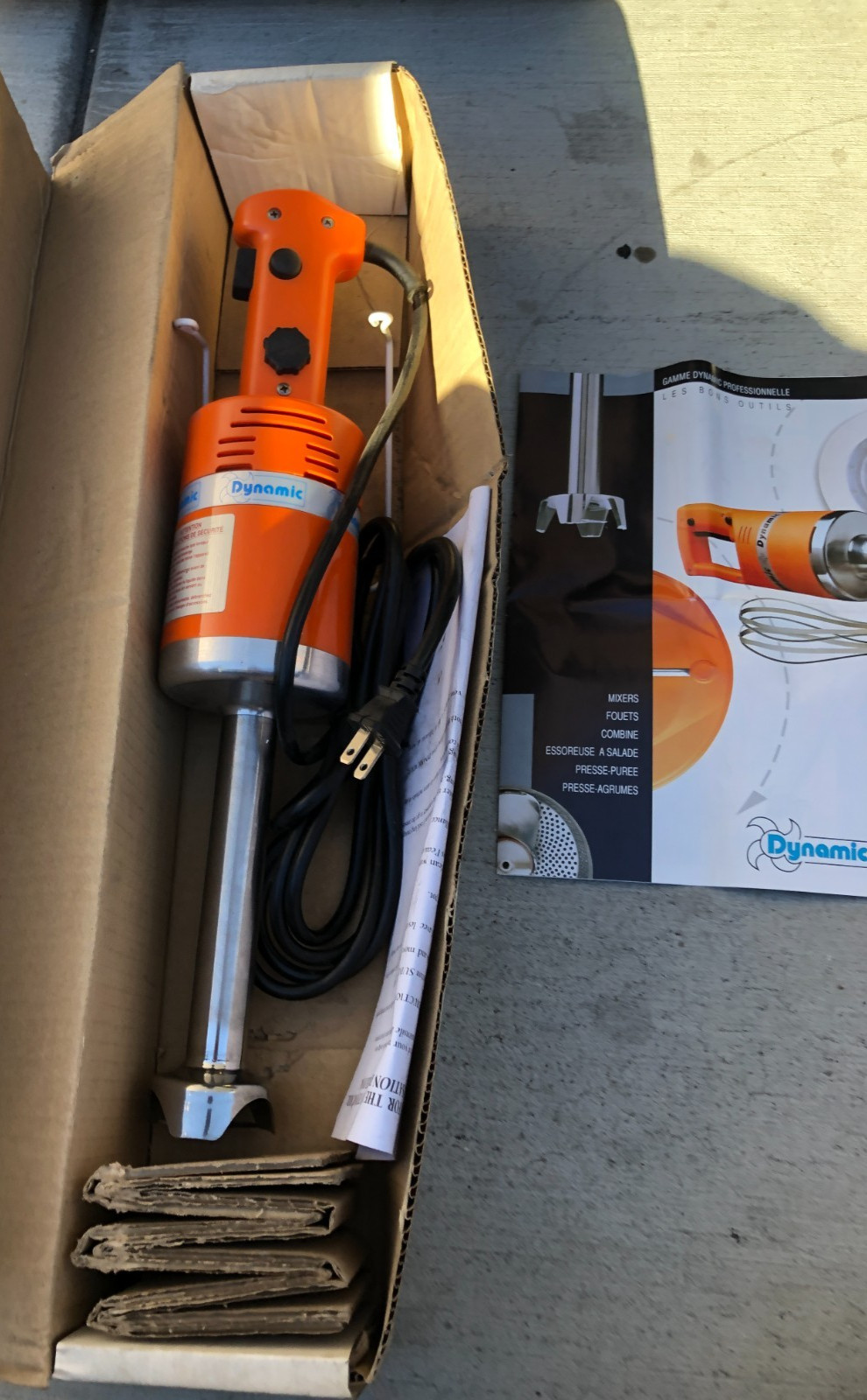 Dynamic International MMX98-115V PMX98 Immersion Mixer/Blender New