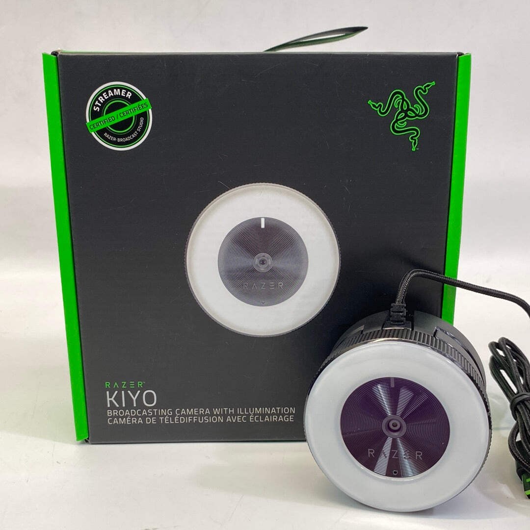 Razer Kiyo Broadcasting Camera w/ Illumination ‎RZ19-0232