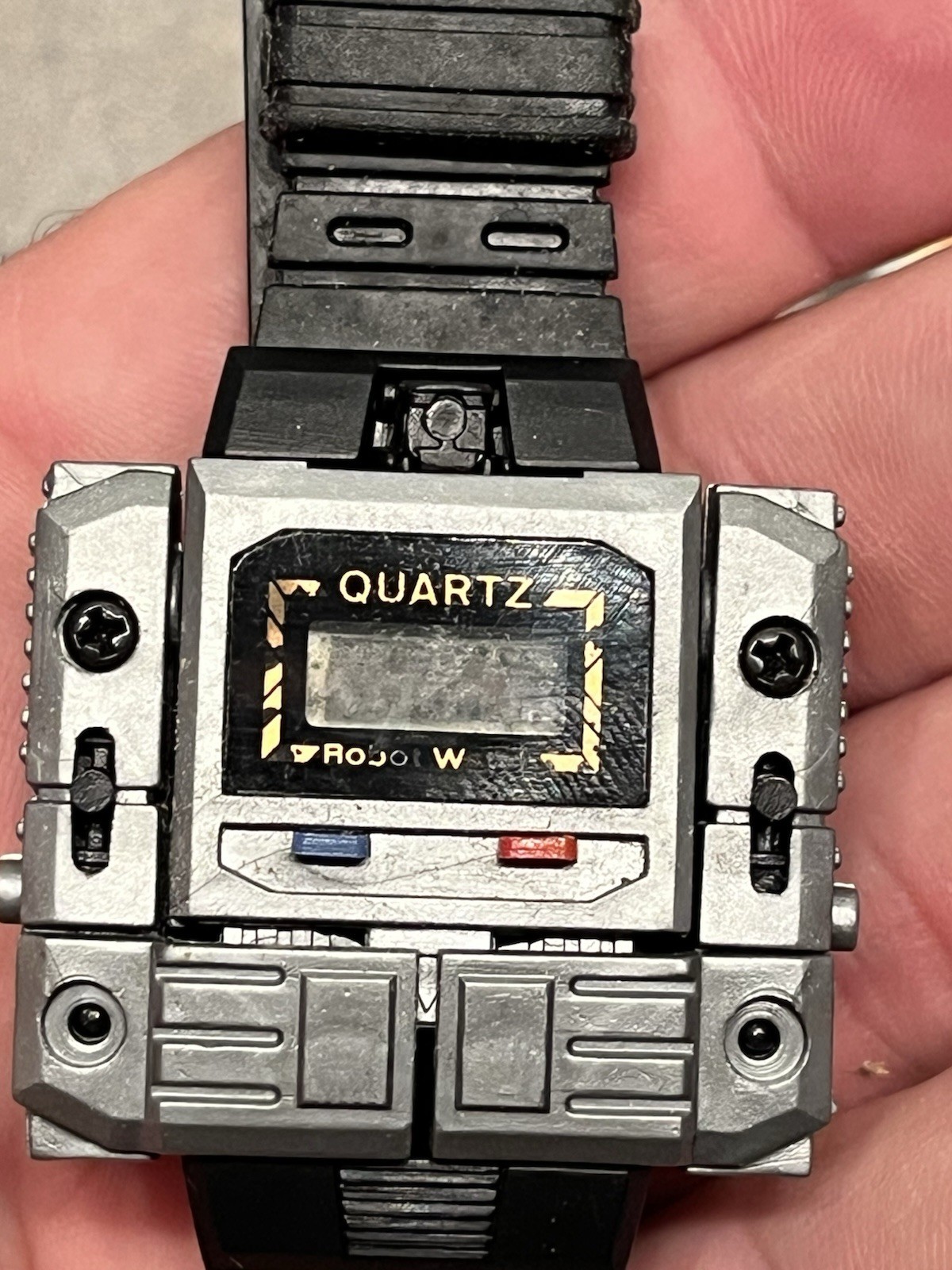 Vintage 1980's Robot Watch Transformer Hong Kong Open With Box Lot