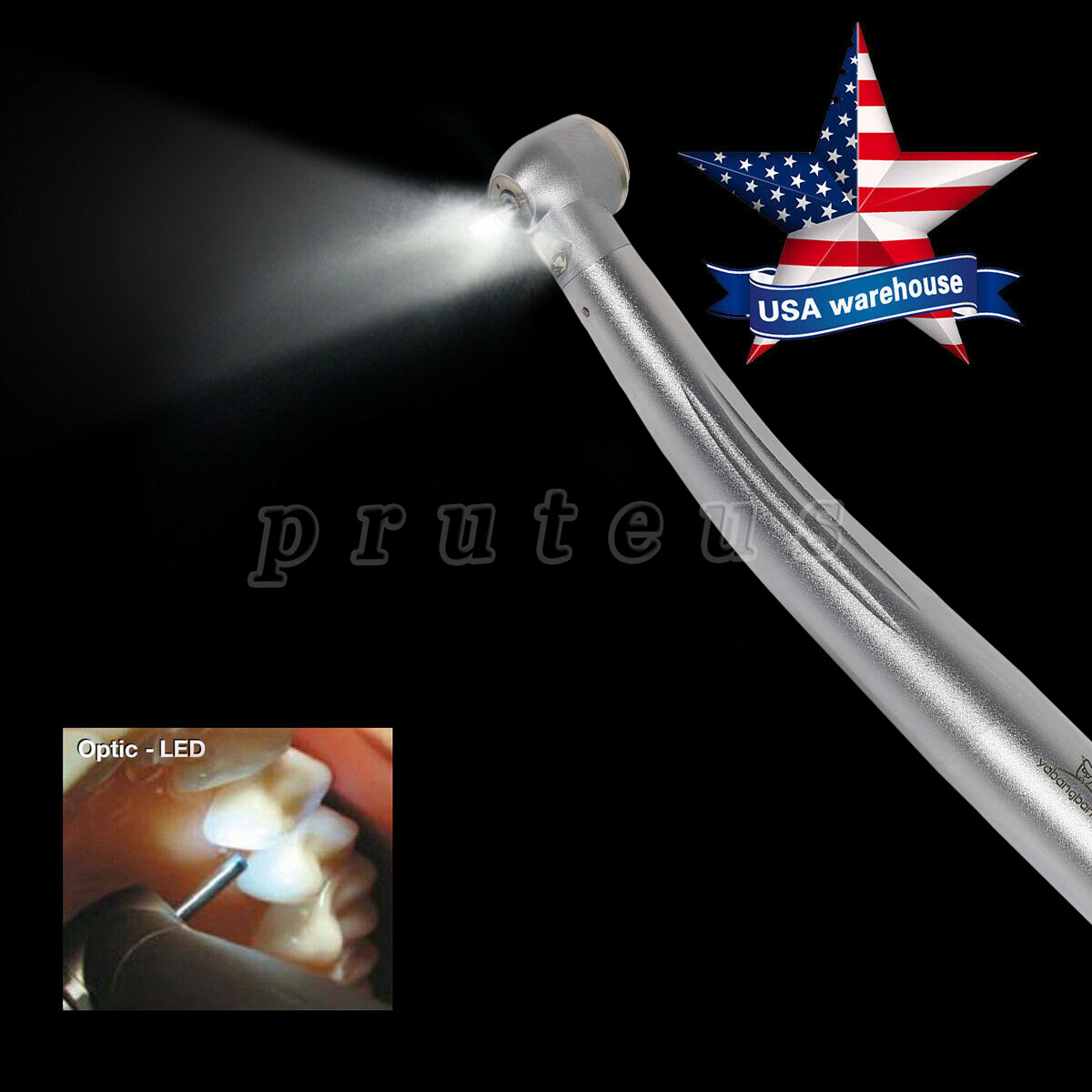 Yabangbang E-generator Dental LED Fiber Optic High Speed Handpiece 4 hole YBM