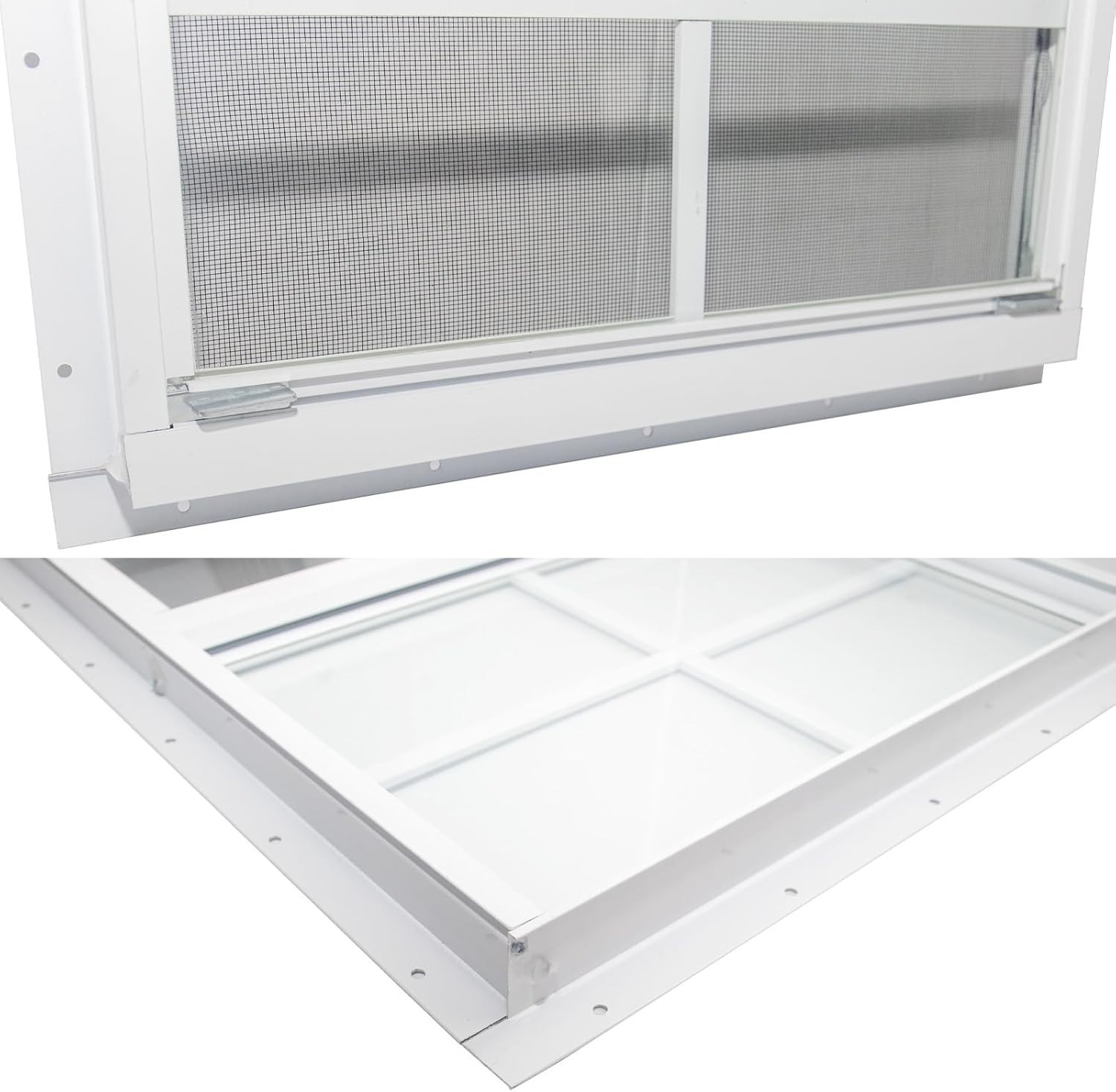 Corrosion-Resistant 12 x 18 Shed Windows - 2 Pack with Quick DIY Installation