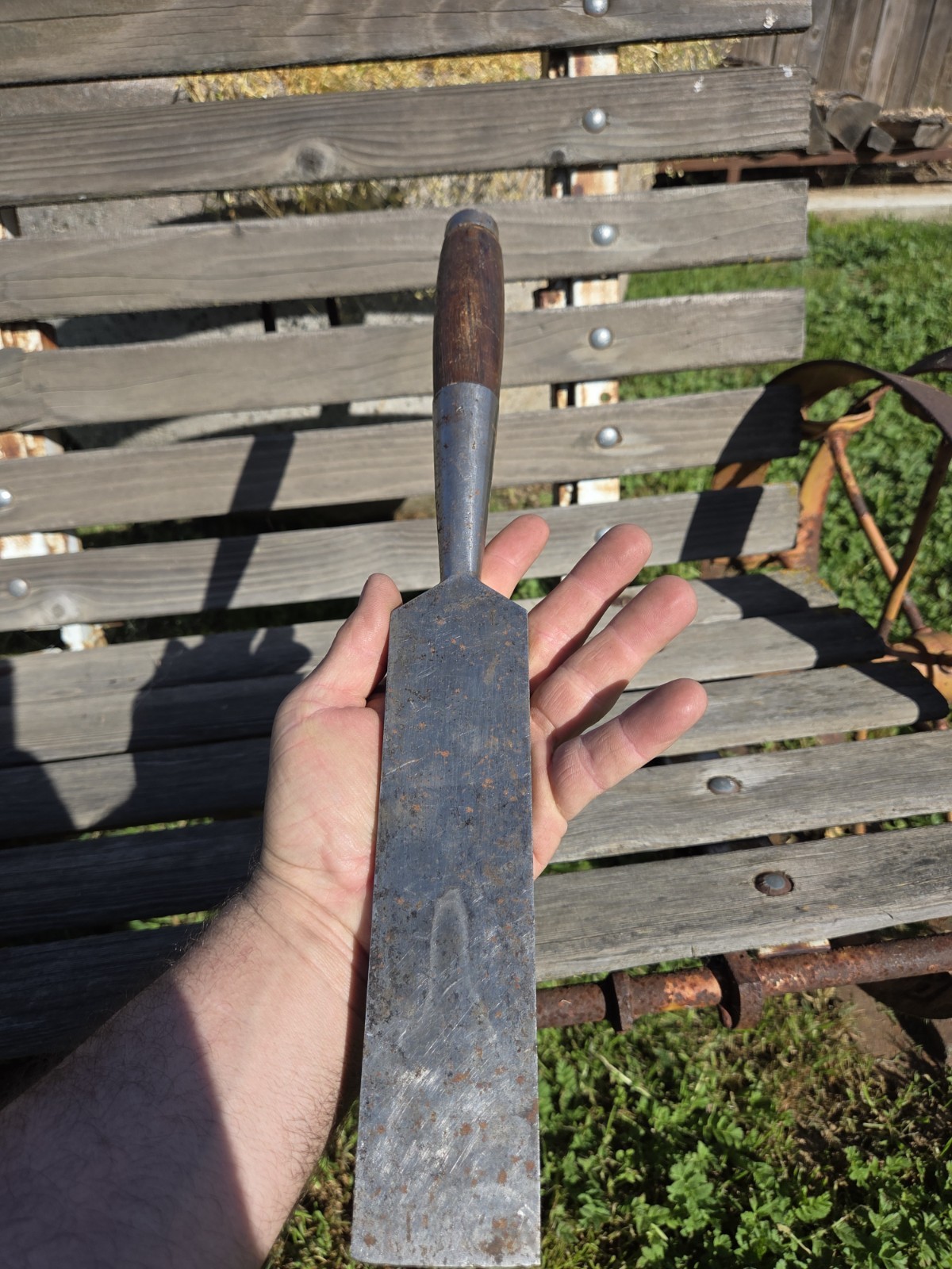 Vintage Greenlee 2" Timber Slick Socket Chisel Beam Hewing Timber Framing