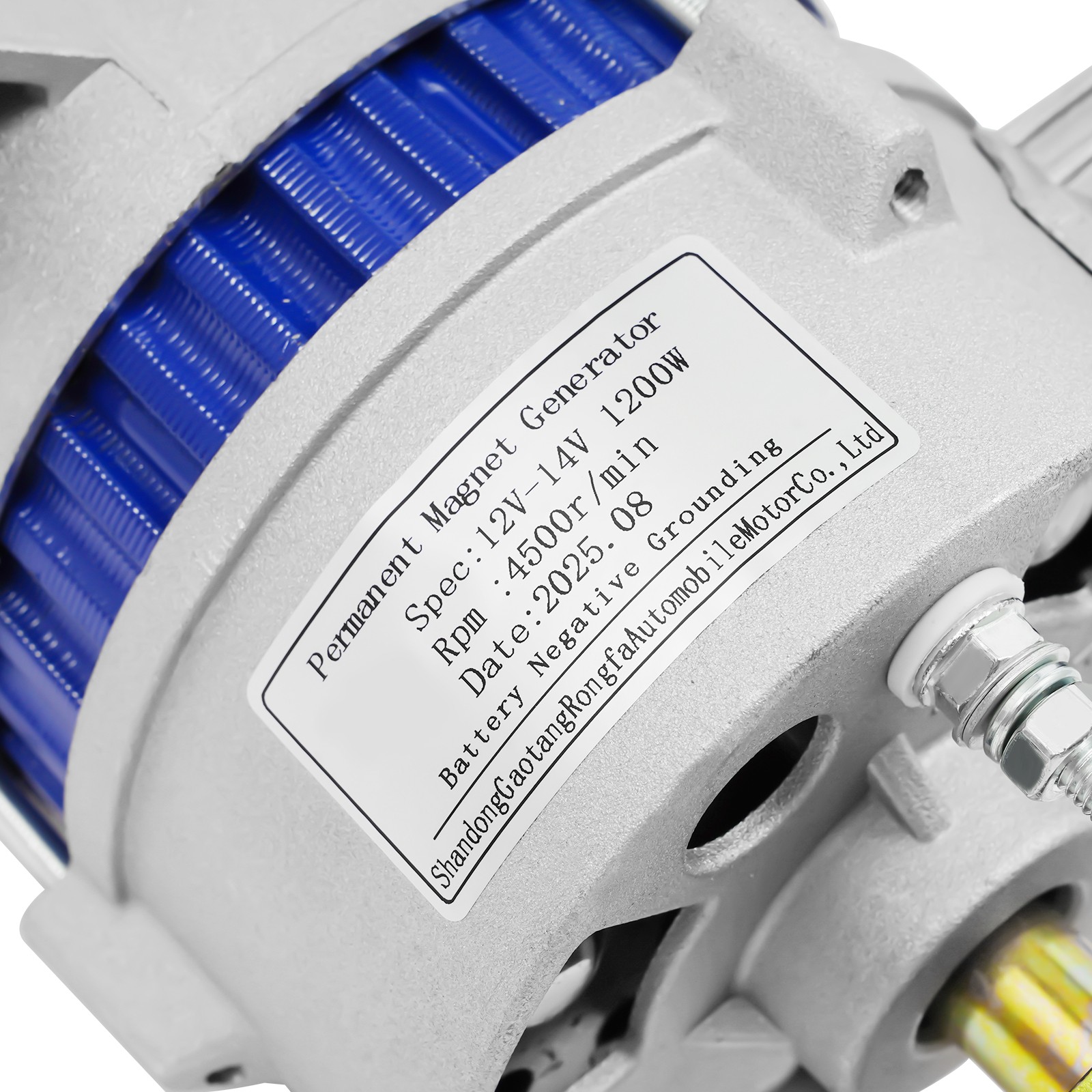 1200W 12V PMA Low Rpm Copper Permanent Magnet Alternator Synchronous Generator