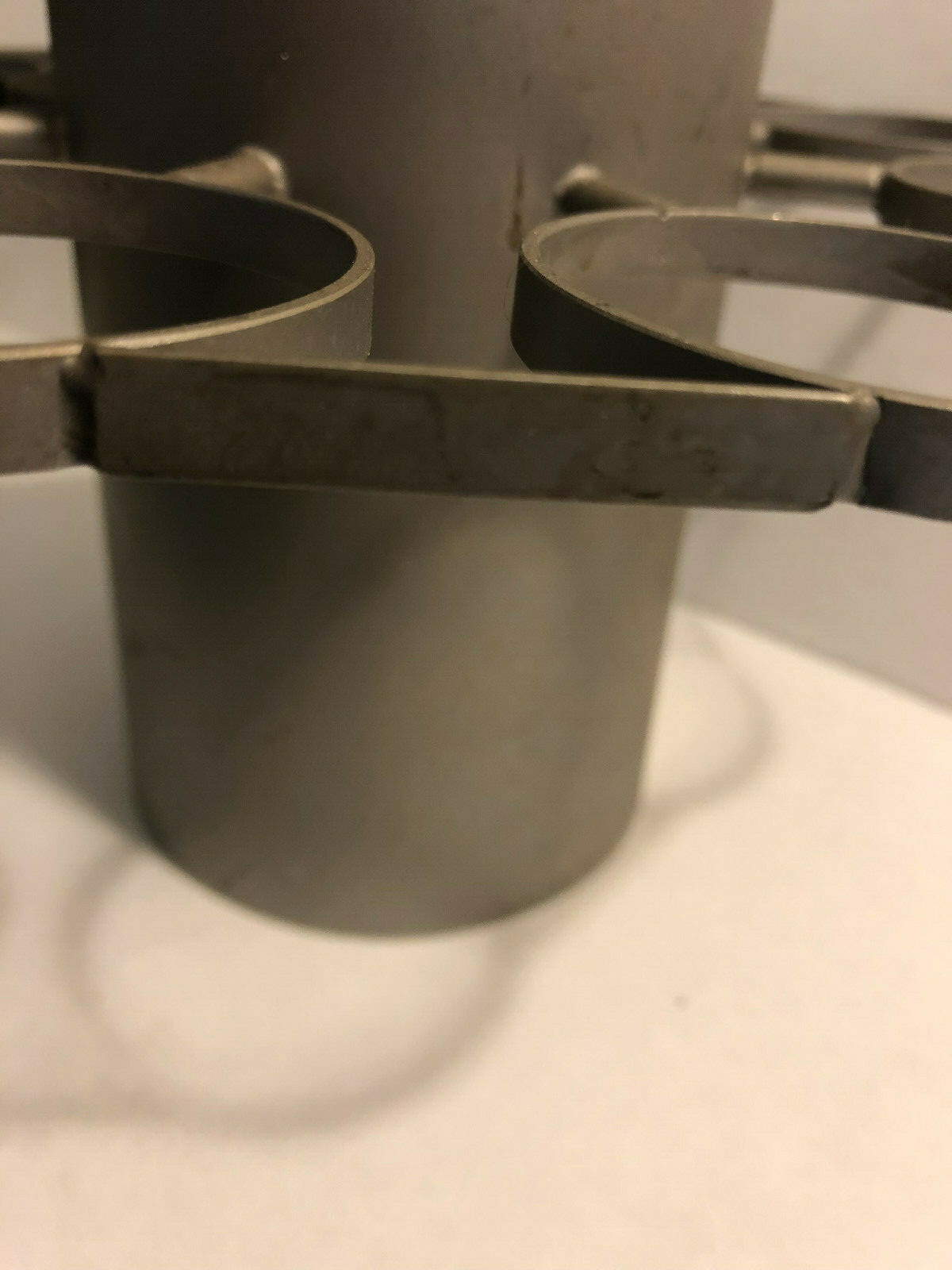 Whiskey Flight Industrial Style 8 slots metal mancave barware Bourbon Scotch