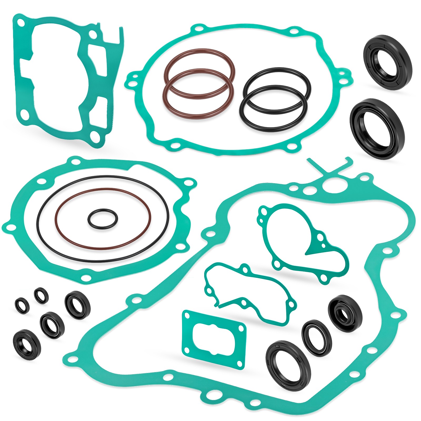 Complete Engine Top & Bottom End Gasket w/ Oil Seal Kit For Yamaha YZ125 1998-04