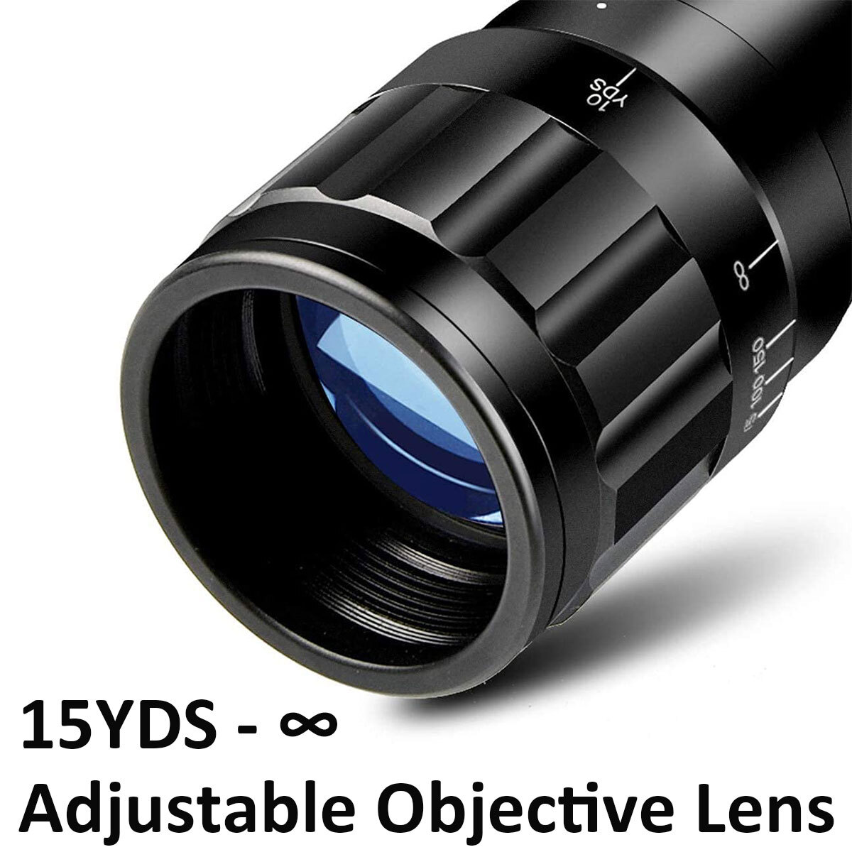 6-24x50 Hunting Rifle Scope Rangefinder Iilluminated Reticle Optics AirGun Scope