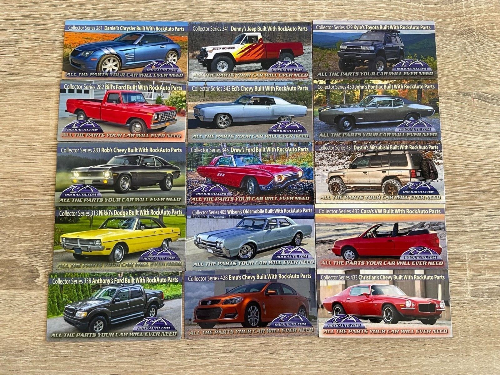 Aimant Rock Auto magnet collector series U-Pick List