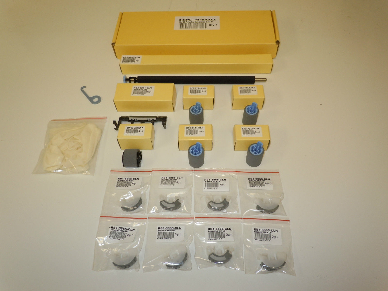 NEW DELUXE HP Laserjet 4100 Printer Preventive Maintenance Roller Kit + Warranty