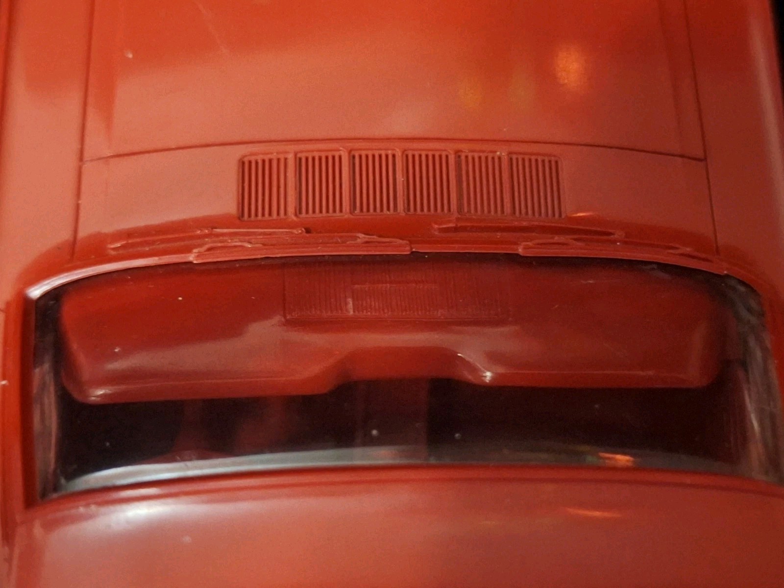 Vintage 1965 AMT Red FORD MUSTANG FASTBACK Dealer Promotional Plastic Model Car