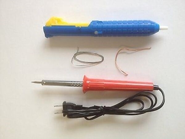 40W Professional Soldering Iron Kit (Soldering Iron 40W + Desoldering pump + 15"