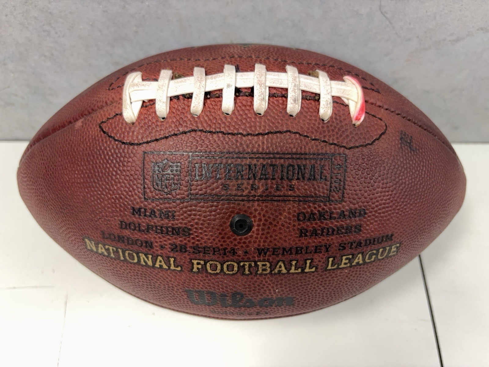 NFL Wilson “The Duke” Official Game Ball – Miami Dolphins v Oakland Raiders 2014