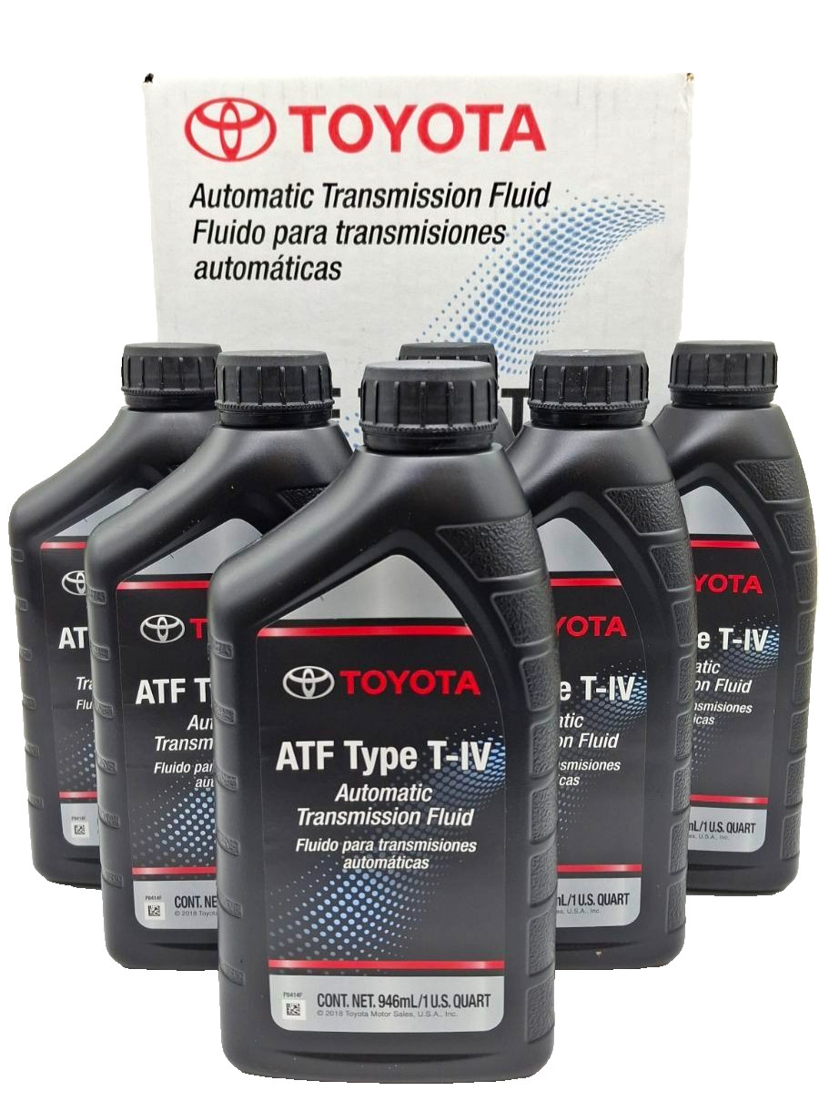 GENUINE TOYOTA ATF TYPE T-IV Transmission FLUID 00279-000T4-01 (6 QUARTS)