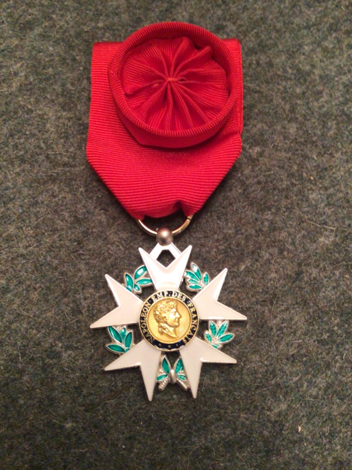 FRENCH LEGION OF HONOR MEDAL - 1st EMPIRE - OFFICER - IN SILVER - REPLICA