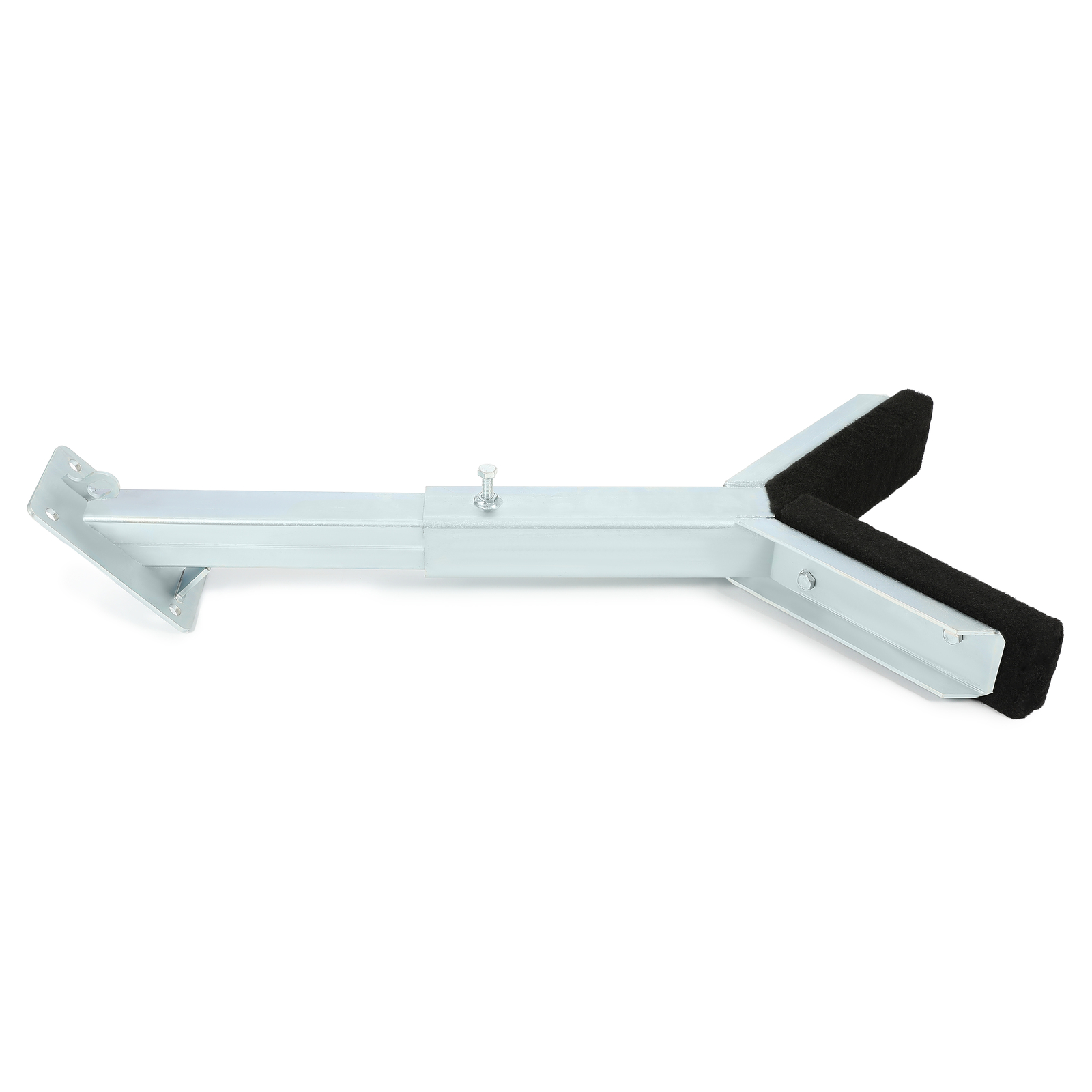 Adjustable Bow Rest Catcher Assembly For Boat Trailer Zinc-Plated Post Carpeted