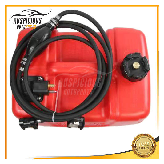 3.2 Gallon 12L Portable Marine Tank External Fuel Tank Outboard Boat Motor Gas