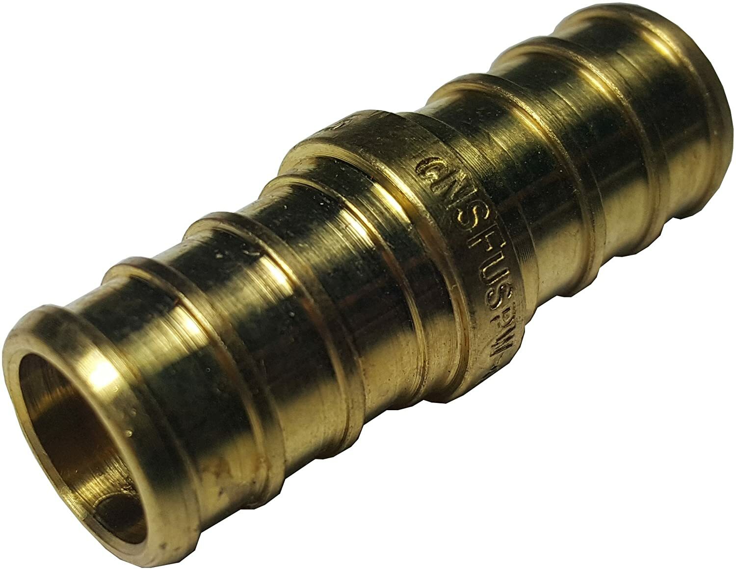 10 Pcs. 1" Pex Coupling - Lead Free Brass One Inch Crimp Coupling 23-1-4=10
