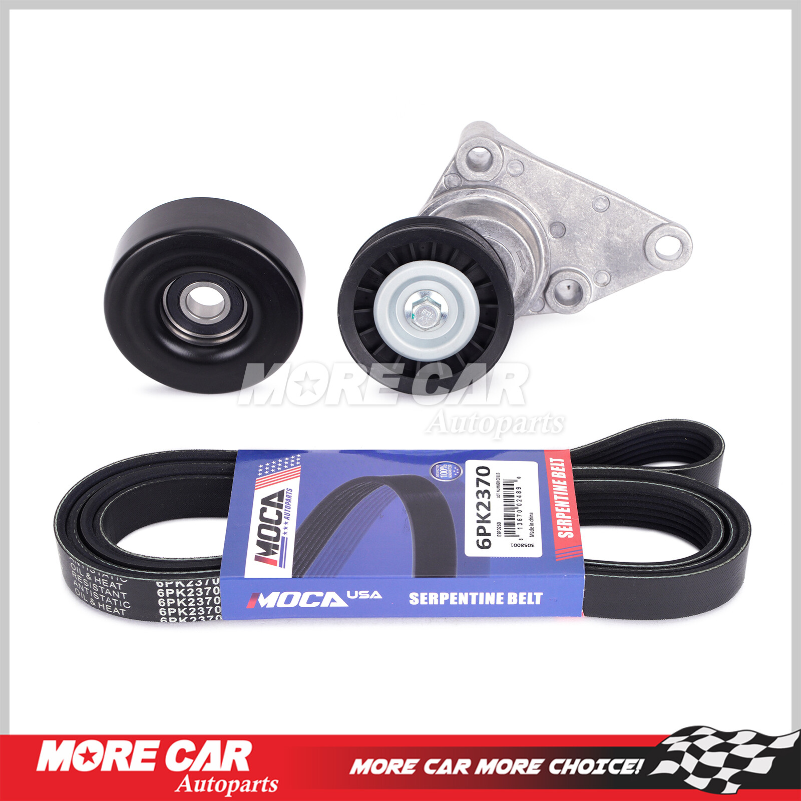 Serpentine Belt Component Kit for Chevrolet Avalanche Silverado Suburban Tahoe