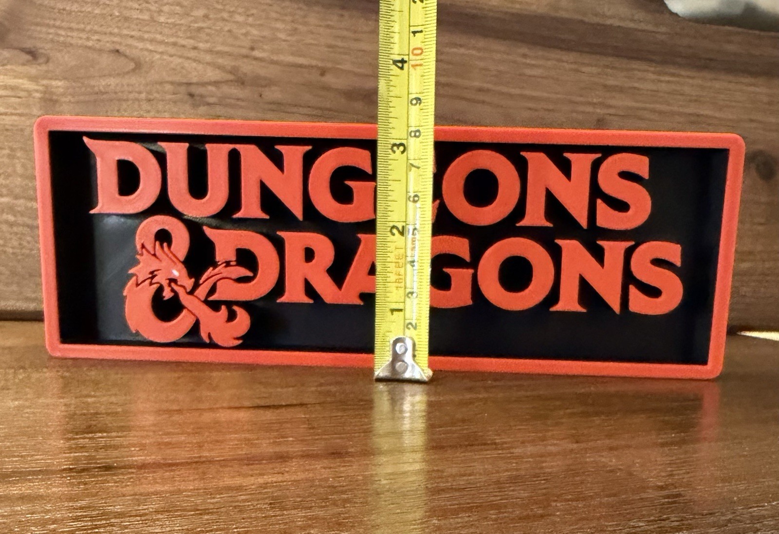 Dungeons & Dragons 3d Cinema Film Sign Box Tabletop RPG Game Room Decor