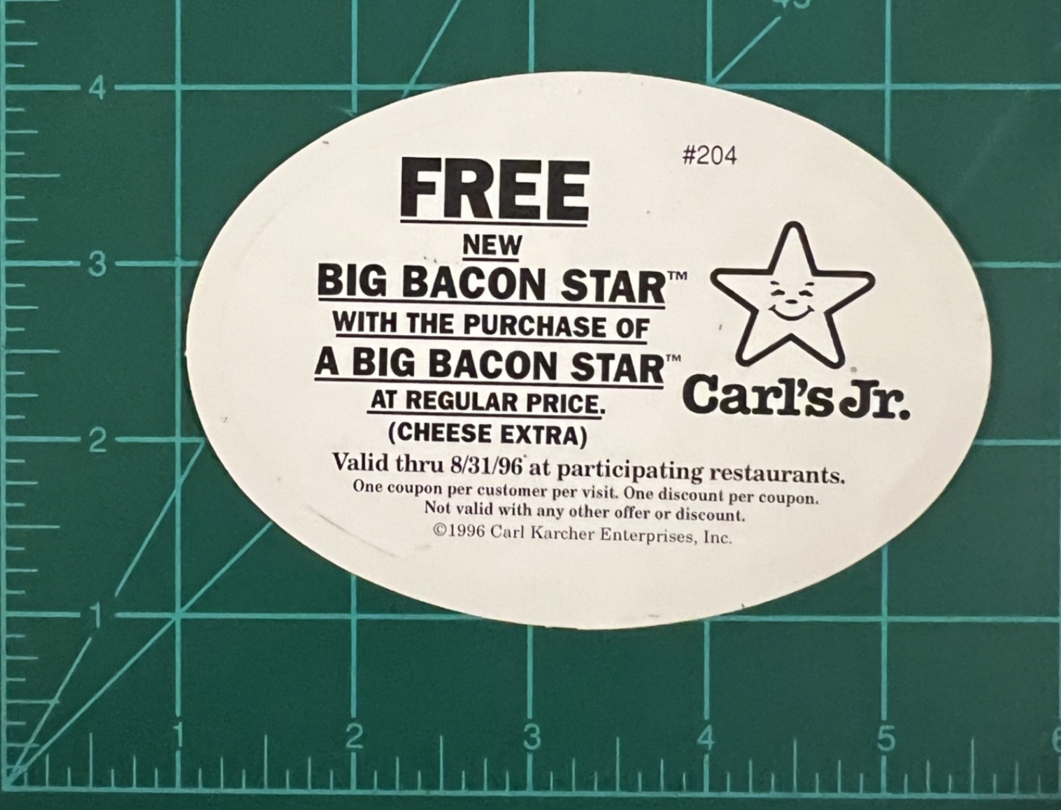 1996 We Get It. 76 Gas Station Sticker Vintage Oval Decal Union Automotive 90's