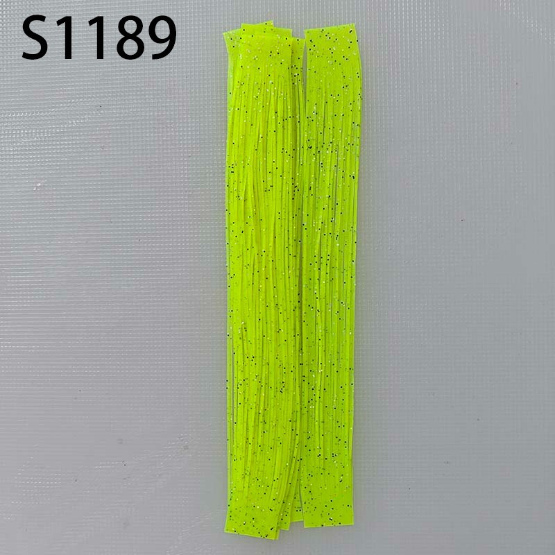 Std1159-1192 Silicone Skirt Tab Replacement Material Jig Lure Skirts 100ct