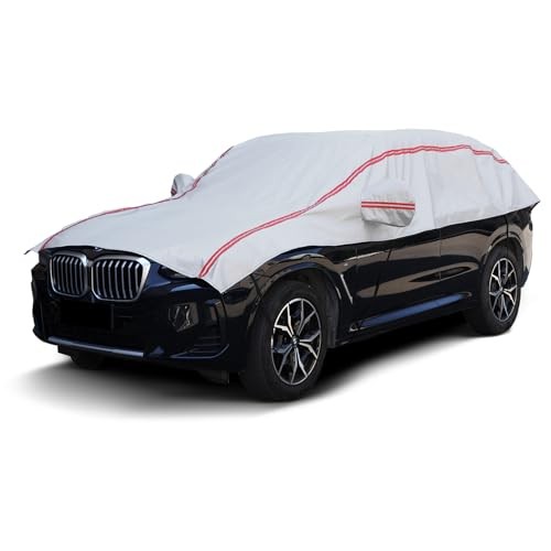Half Car Cover for Snow, Hail Car Cover with Cotton SUV L(see size table)