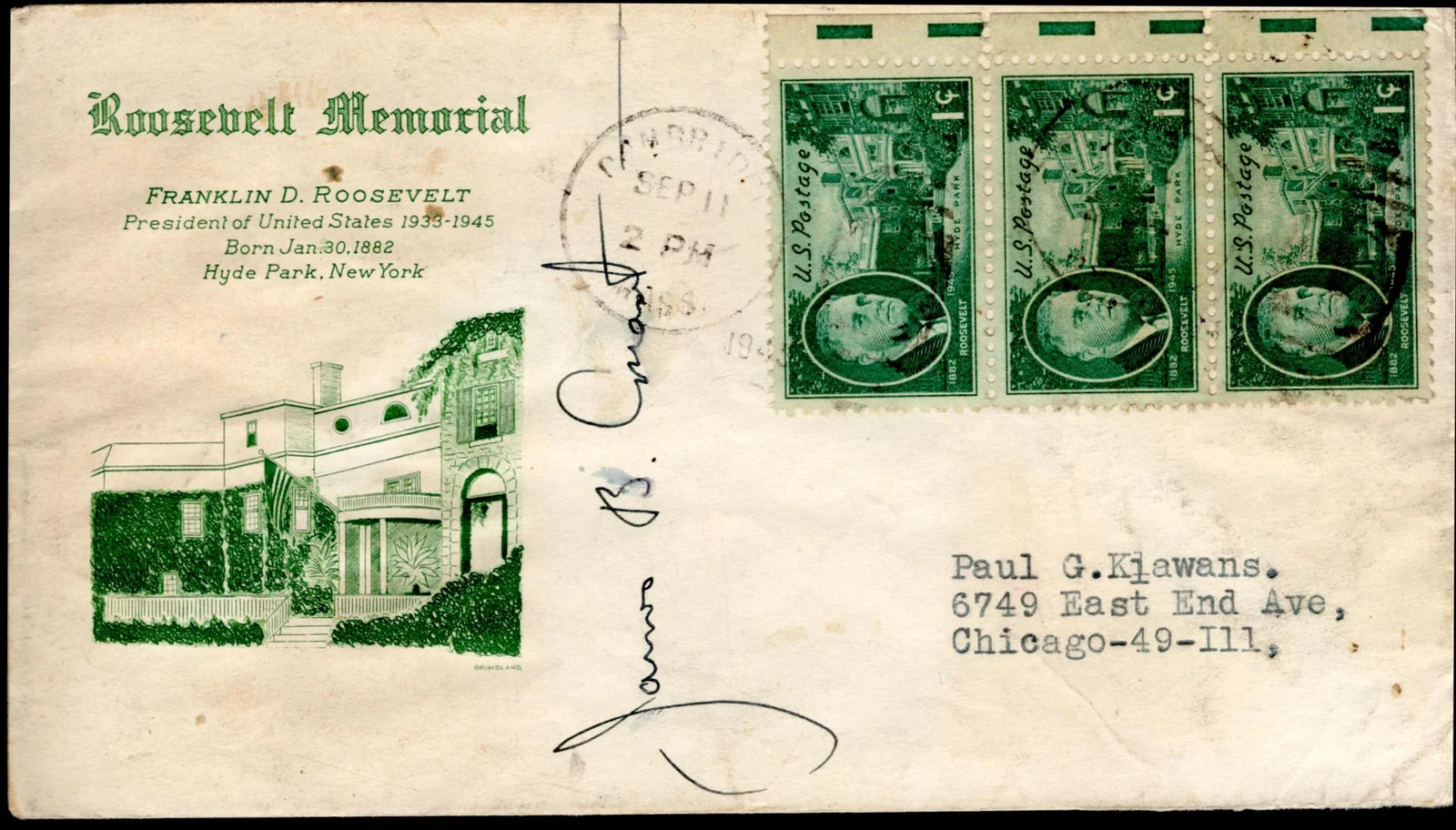 1945 #930 James B Conant  key scientific advisor for the Manhattan project (9...