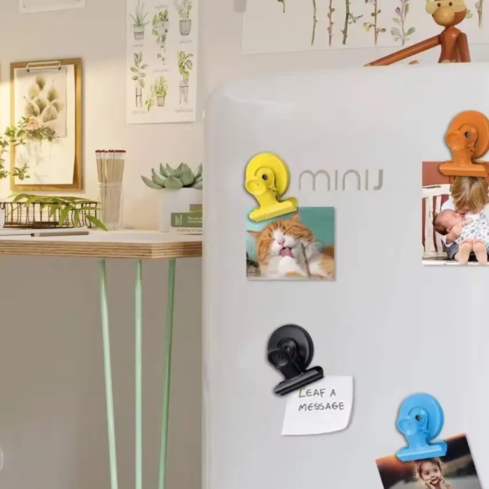 10‑Pack Heavy‑Duty Magnetic Clips – Strong Refrigerator Magnet Clips for Home