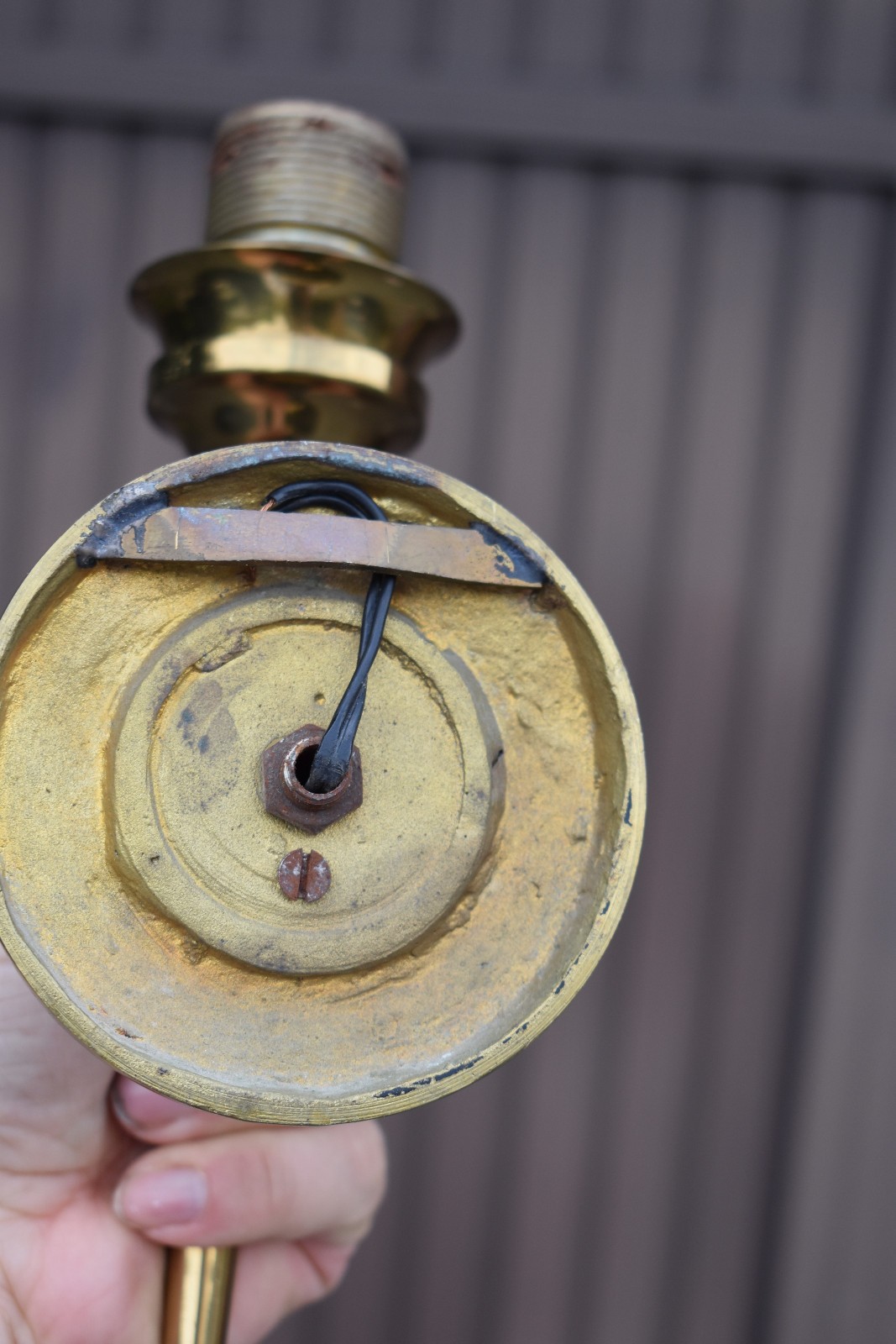 PAIR hollywood regency Bronze hand wall lights sconces maison charles 70s