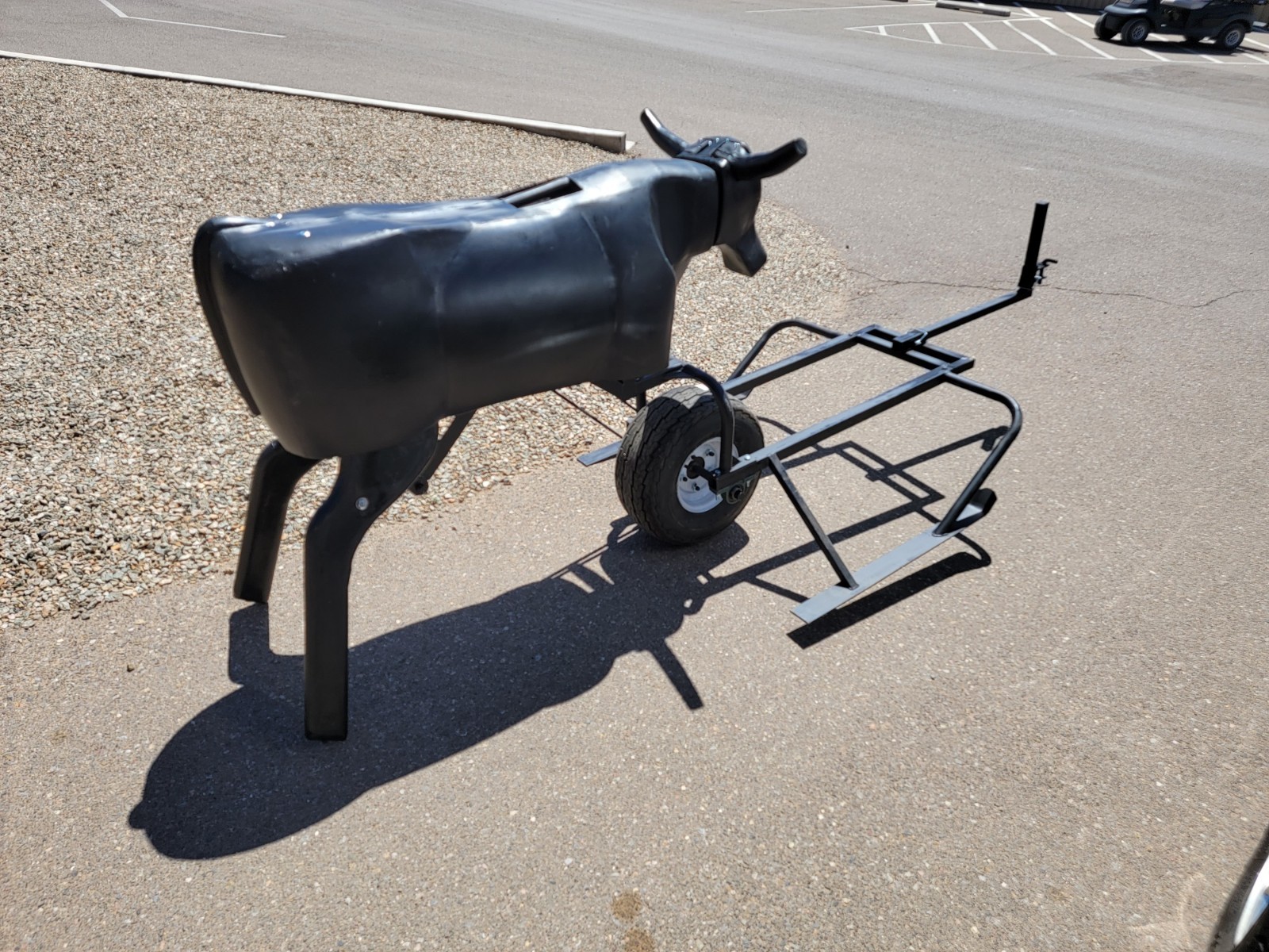 Ground Driven Roping Dummy, Pull it w/ATV or anything. Real Steer Size