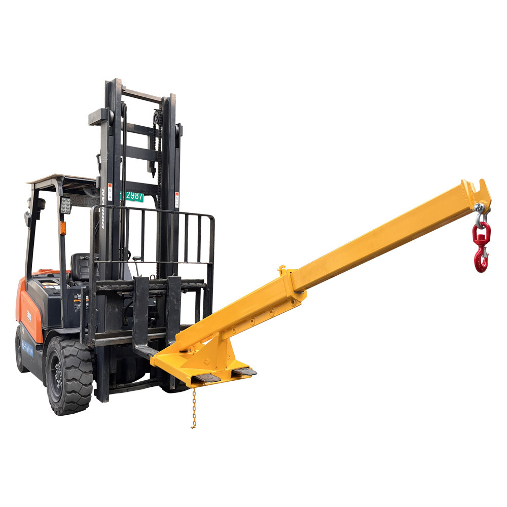 New Forklift Mobile Crane Forklift Crane Attachment 2T Lifting Hoist Jib Boom